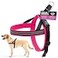 ComfortFlex Sport Dog Harness NoChoke Fully Padded NonChafing Harness with Control Handle Reflective Lightweight Adjustable for Active Dogs MediumLarge Hot Pink