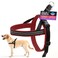 ComfortFlex Sport Dog Harness NoChoke Fully Padded NonChafing Harness with Control Handle Reflective Lightweight Adjustable for Active Dogs Medium Bordeaux