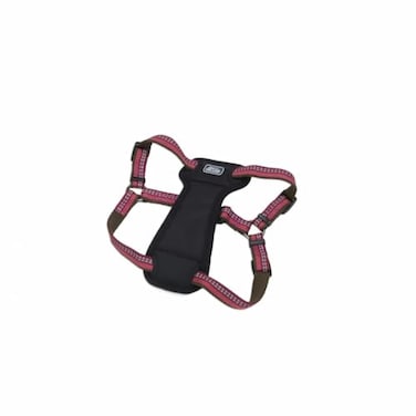 Coastal Pet K9 Explorer Reflective Adjustable Padded Dog Harness Plush Chest Pad for Comfort NoPull Dog Harness for Small and Large Dogs Berry 1 x 2030 Medium