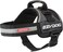 EzyDog Convert Dog Harness TrailReady Rugged Harness for Walking Hiking Outdoors with Reflective Piping Badge Attachment Points Traffic Handle Comfort Lining Large Charcoal