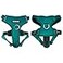 DJANGO Tahoe No Pull Dog Harness EscapeProof Dog Harness for Small Dogs with Front Back Clips for Everyday Use Adjustable Padded Reflective Secure Fit Easy OnOff Dark Teal Small