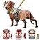 Muttitude World Collection Dog Harness for Small Breeds Extra Large Pueblo