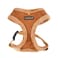 Puppia Terry Dog Harness OverTheHead Winter Suede Warm No Choke No Pull Training Walking for Small and Medium Dog Brown Large