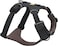 Ruffwear Front Range Dog Harness Reflective Soft Padded Everyday Harness with Dual Leash Clips Adjustable and Lightweight Fit for Training or Walking for All Dogs Basalt Gray XXSmall