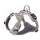 TRUE LOVE Dog Harness No Pull Nylon Reflective Pet Harness Adjustable Comfortable Control Stepin Brilliant Colors Truelove TLH56512 Gray