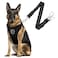 SlowTon Dog Seat Belt Harness for Car Dog Car Harness Adjustable Mesh Breathable Dog Seatbelt Safety Tether with Elastic Bungee for Small Medium Large PetsBlack Double Clip L