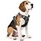 Timos No Pull Dog Harness Release at Neck Reflective 3 Snap Buckles Adjustable No Choke Pet Vest with Front Back 2 Leash Clips Soft Padded Control Training Handle for Small Medium Large Dogs
