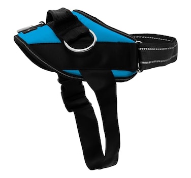 ShawnCo Essential Dog Harness NoPull Pet Vest with 3 Leash Clips No Choke Reflective Adjustable and Padded for Easy Walking and Training for Small Medium and Large Dogs Oceanic Blue Medium