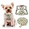 CHEDE No Pull Floral Pattern Dog Harness Lightweight and Soft Harness Adjustable Small Dog Harness and Leash Set with Dog Leash Suitable for Puppy Small and MediumSized Dog XS Green Daisy