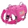Forestpaw Dog Harness Medium SizedTactical Dog Harness with HandleNo Pull Military Style Service Dog Vest with Pockets Adjustable for Medium DogsHot PinkChest 1725