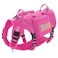 Forestpaw Dog Harness Medium SizedTactical Dog Harness with HandleNo Pull Military Style Service Dog Vest with Pockets Adjustable for Medium DogsHot PinkChest 1725