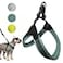 Sporn EasyFit Mesh Dog Harness Medium Sized Dog Turquoise Soft Fabric Nylon No Choke Dog Harness Size Dog Breathable Easy Dog Walking Harness Provides to Medium Breeds