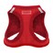 Best Pet Supplies All Weather MeshPlush Reflective No Pull Harness for Small Medium Dogs Cats Secure with Hook Loop Fastener Buckle Double DRings Red Corduroy S