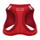 Best Pet Supplies All Weather MeshPlush Reflective No Pull Harness for Small Medium Dogs Cats Secure with Hook Loop Fastener Buckle Double DRings Red Corduroy S