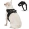 Copatchy No Pull Reflective Adjustable Dog Harness With Handle Comfortable Soft All Weather Mesh Easy On Puppy Harness For Small Medium and Large Dogs Black XSmall
