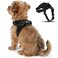 Copatchy No Pull Reflective Adjustable Dog Harness with Handle Comfortable Soft All Weather Mesh Easy On Puppy Harness for Small Medium and Large Dogs Black XXSmall