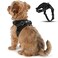 Copatchy No Pull Reflective Adjustable Dog Harness with Handle Comfortable Soft All Weather Mesh Easy On Puppy Harness for Small Medium and Large Dogs Black XXSmall