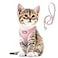 Fida Cat Harness and Leash Set for Walking Kitten and Puppy Escape Proof Kitten Harness with Breathable Lightweight Soft Mesh Adjustable Reflective Stepin Design XXXS Pink
