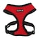 Puppia Soft Dog Harness No Choke OverTheHead Triple Layered Breathable Mesh Adjustable Chest Belt and QuickRelease Buckle Red XXLarge