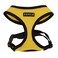 Puppia Soft Dog Harness No Choke OverTheHead Triple Layered Breathable Mesh Adjustable Chest Belt and QuickRelease Buckle Yellow Small