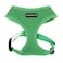 Puppia Soft Dog Harness No Choke OverTheHead Triple Layered Breathable Mesh Adjustable Chest Belt and QuickRelease Buckle Green Small