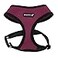 Puppia Soft Dog Harness No Choke OverTheHead Triple Layered Breathable Mesh Adjustable Chest Belt and QuickRelease Buckle Purple Small
