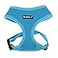 Puppia Soft Dog Harness No Choke OverTheHead Triple Layered Breathable Mesh Adjustable Chest Belt and QuickRelease Buckle Sky Blue XSmall