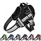 JSXD Dog HarnessNoPull Service Dog Harness with Handle Adjustable Outdoor Pet Dog Vest 3M Reflective Nylon Material Vest for BreedsEasy Control for Small Medium Large Dogs
