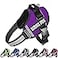 JSXD Dog HarnessNoPull Service Dog Harness with Handle Adjustable Outdoor Pet Dog Vest 3M Reflective Nylon Material Vest for BreedsEasy Control for Small Medium Large Dogs
