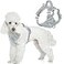BARKBAY Dog Harness No Pull with ID Tag Pocket Heavy Duty Reflective Easy Control for Large DogsGreyS