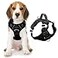 BARKBAY Dog Harness No Pull with ID Tag Pocket Heavy Duty Reflective Easy Control for Large DogsBlackM