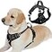 BARKBAY Dog Harness No Pull with ID Tag Pocket Heavy Duty Reflective Easy Control for Large DogsBlackL
