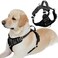 BARKBAY Dog Harness No Pull with ID Tag Pocket Heavy Duty Reflective Easy Control for Large DogsBlackL