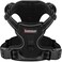 BARKBAY Dog Harness No Pull for Medium Dogs Adjustable Reflective Comfortable No Choke HeavyDuty Perfect for Outdoor Training Walking and Hiking Strong Durable M Black