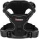 BARKBAY Dog Harness No Pull for Medium Dogs Adjustable Reflective Comfortable No Choke HeavyDuty Perfect for Outdoor Training Walking and Hiking Strong Durable M Black