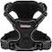 BARKBAY Dog Harness No Pull for Small Dogs Adjustable Reflective Comfortable No Choke HeavyDuty Perfect for Outdoor Training Walking and Hiking Strong Durable S Black