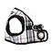 Puppia Authentic Junior Harness B XLarge Black PAMAAH978BKXL