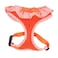 Puppia Vivien Dog Harness OvertheHead All Season Cute No Pull No Choke Walking Training Adjustable for Small Dog Orange Medium