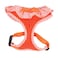 Puppia Vivien Dog Harness OvertheHead All Season Cute No Pull No Choke Walking Training Adjustable for Small Dog Orange Medium