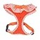 Puppia Vivien Dog Harness OvertheHead All Season Cute No Pull No Choke Walking Training Adjustable for Small Dog Orange Small