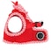 Puppia Vivien Vest Dog Harness Stepin All Season Mesh Cute No Pull No Choke Walking Training for Small Dog Red Large