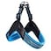 PORDLIE Dog Harness No Pull Ultra Soft Breathable Padded Pet Harness 2 Adjustable Botton 3M Reflective Pet Harness for Dogs Easy Control for Small Medium Large Dogs L Blue