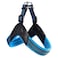 PORDLIE Dog Harness No Pull Ultra Soft Breathable Padded Pet Harness 2 Adjustable Botton 3M Reflective Pet Harness for Dogs Easy Control for Small Medium Large Dogs L Blue
