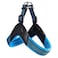 PORDLIE Dog Harness No Pull Ultra Soft Breathable Padded Pet Harness 2 Adjustable Botton 3M Reflective Pet Harness for Dogs Easy Control for Small Medium Large Dogs L Blue