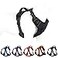 Bokelai No Pull Dog Harness for Small Medium Large Dogs Adjustable Reflective Pet Vest with Front Clip Padded Harness for Puppy Easy Control Handle Best for Outdoor Training and Walking Black S