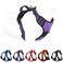 Bokelai No Pull Dog Harness for Small Medium Large Dogs Adjustable Reflective Pet Vest with Front Clip Padded Harness for Dogs Easy Control Handle Best for Outdoor Training and Walking Purple M
