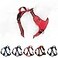 Bokelai No Pull Dog Harness for Small Medium Large Dogs Adjustable Reflective Pet Vest with Front Clip Padded Harness for Dogs Easy Control Handle Best for Outdoor Training and Walking Red S
