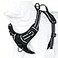JUXZH Truelove No Pull Dog Harness with Easy Control Handle and 2 Leash AttachmentsReflective Adjustable Pet Vest