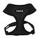Puppia Soft Dog Harness No Choke OverTheHead Triple Layered Breathable Mesh Adjustable Chest Belt and QuickRelease Buckle Black Medium