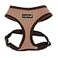 Puppia Soft Dog Harness No Choke OverTheHead Triple Layered Breathable Mesh Adjustable Chest Belt and QuickRelease Buckle Beige XSmall